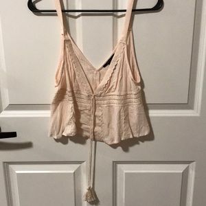 forever 21 pink crop top